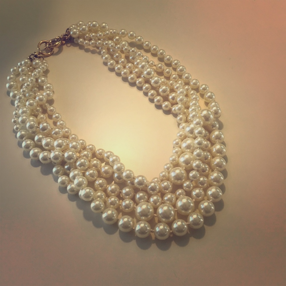 J. Crew Pearl Strand Necklace